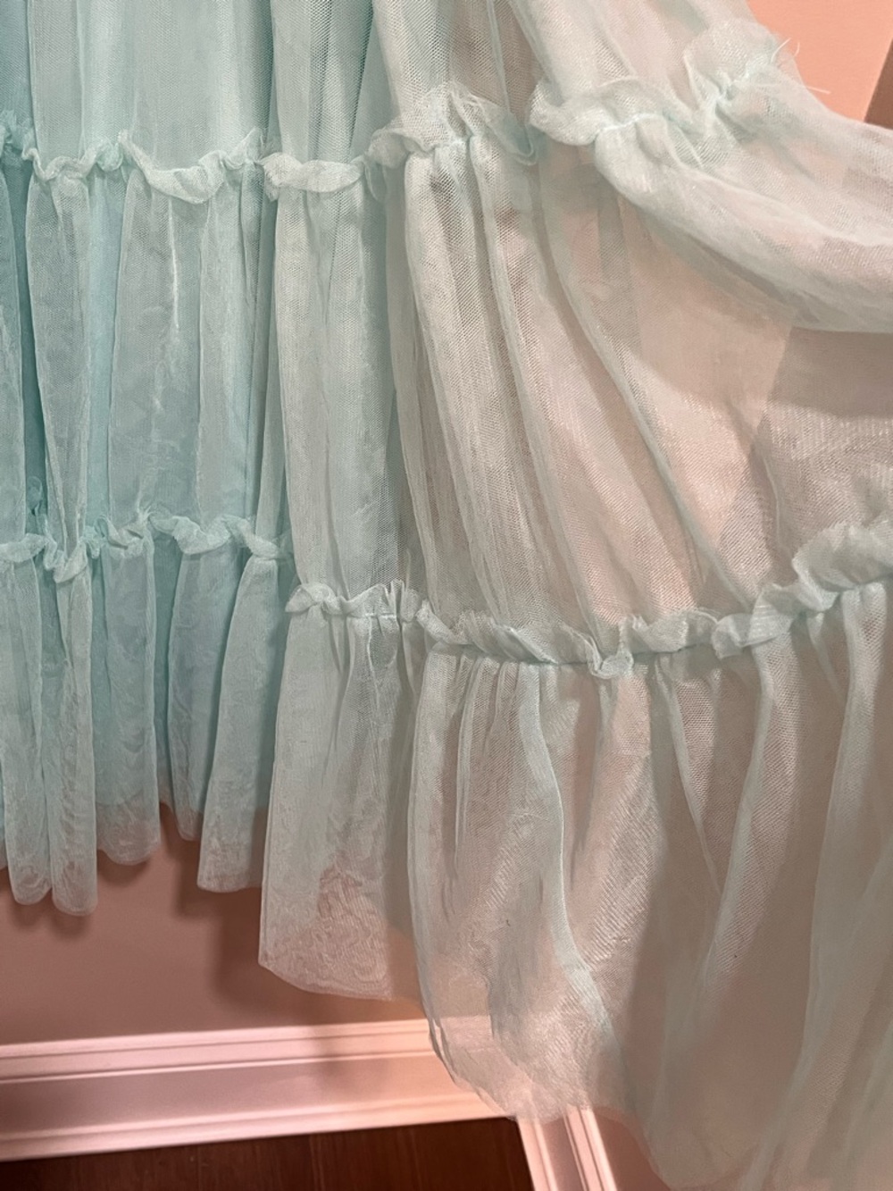 Arula | Smocked Maxi sundress w/layered ruffles and tulle Womens size C 22/24 3X - Picture 4 of 8